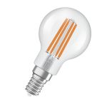 Ledvance Classic LED E14 Ball Filament Clear 2.2W 470lm - 827 Extra Warm White | Replaces 40W