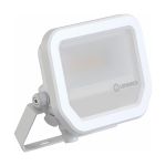 Ledvance LED Floodlight Aluminium White 8W 1100lm 100D - 830 Warm White | IP66 - Symmetrical