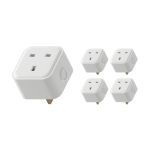 Multipack 5x Calex Smart Tuya Wifi Powerplug UK
