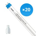 Multipack 20x Philips LED Tube T8 CorePro (EM/Mains) High Output 18W 2000lm - 865 Daylight | 120cm - Replaces 36W