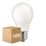 Multipack 10x Philips Corepro LED Bulb E27 Pear Frosted 10.5W 1521lm - 827 Extra Warm White | Replaces 100W