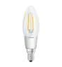 Osram Classic LED E14 Candle Filament Clear 4.5W 470lm - 827 Extra Warm White | Dimmable - Replaces 40W