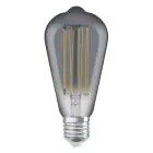 Ledvance Vintage 1906 LED E27 Edison Smoke 11W 500lm - 818 Extra Warm White | Dimmable - Replaces 42W