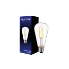 Noxion Lucent LED E27 Edison Filament Clear 4W 470lm - 827 Extra Warm White | Replaces 40W
