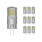 Multipack 10x Osram Parathom LED Pin G4 2.6W 300lm - 827 Extra Warm White | Replaces 28W